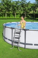 Bestway 5612X BW Каркасный бассейн Steel Pro Max 427х122см, 15232л, фил.-насос 3028л/ч, лестница, тент Bestway 5612X BW Каркасный бассейн Steel Pro Max 427х122см, 15232л, фил.-насос 3028л/ч, лестница, тент