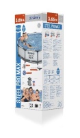 Bestway 56416 BW Каркасный бассейн Steel Pro Max 366х76см, 6473л, фил.-насос 1249л/ч Bestway 56416 BW Каркасный бассейн Steel Pro Max 366х76см, 6473л, фил.-насос 1249л/ч