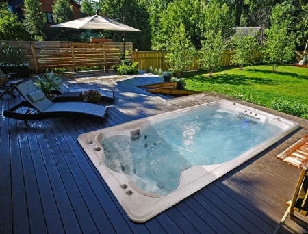 Плавательный спа-бассейн Jacuzzi SwimLife 14ft Swim Expert