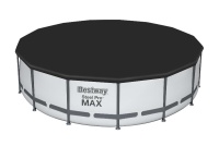 Bestway 56488 BW Каркасный бассейн Steel Pro Max 457х107см, 14970л, фил.-насос 3028л/ч, лестница, тент Bestway 56488 BW Каркасный бассейн Steel Pro Max 457х107см, 14970л, фил.-насос 3028л/ч, лестница, тент