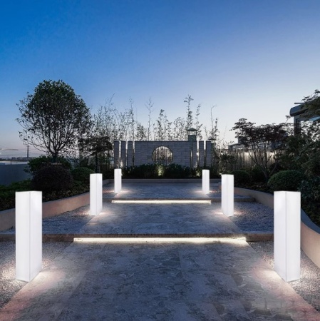 Светильник Колонна 30х115 питание от сети 220В, RGB